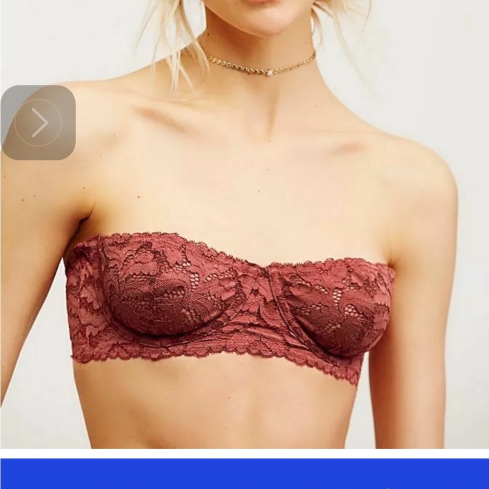 Free People Intimately Paprika Lace Bralette